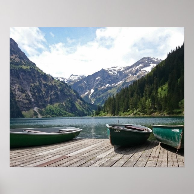 Alpine Lake Poster (Front)