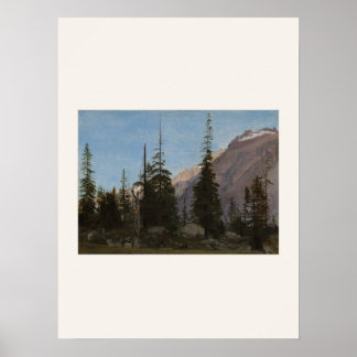 Alpine Landscape at Handegg, Switzerland Poster