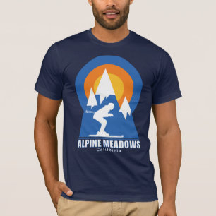 Alpine Meadows Ski Sunset T-Shirt
