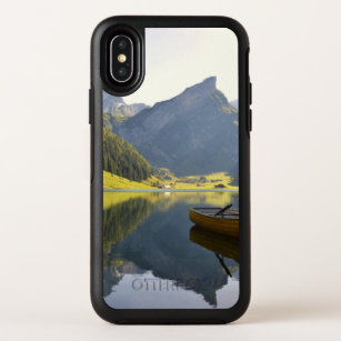 Alpine Mountain Lake in Switzerland OtterBox Symmetry iPhone X Case