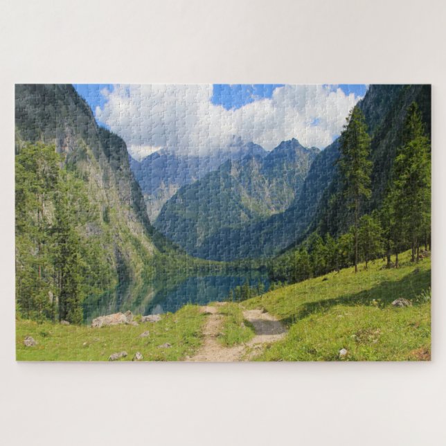 Alpine Mountain Pass Germany. Jigsaw Puzzle (Horizontal)