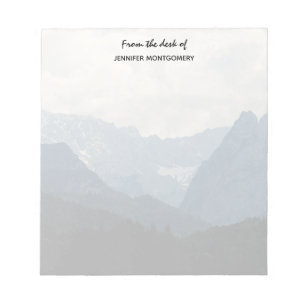 Alpine Mountains Nature Photo Country Notepad