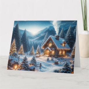 Alpine New Year's Eve – Customize Your Own Message Card