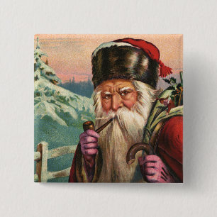 Alpine Santa Button