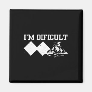 Alpine Ski Slope Downhill Skiing Skier Sport I'm D Magnet