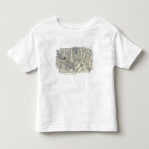 Alpine Skier in thick snowghosts at Big Toddler T-shirt