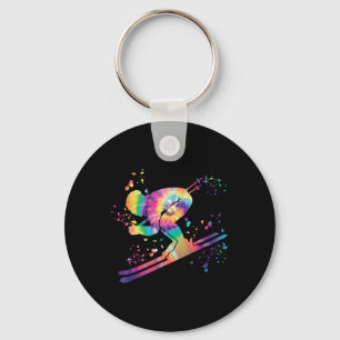 Alpine Skier Winter Sports Nordic Skiing _10 Keychain