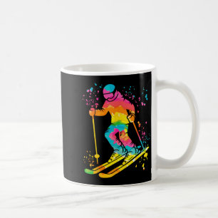Alpine skier winter sports nordic skiing Alpine sk Coffee Mug