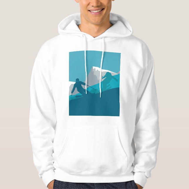 Alpine Skiing  Hoodie (Front)