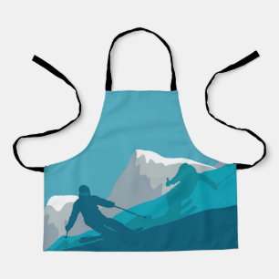 Alpine Skiing Kids Hobby Apron