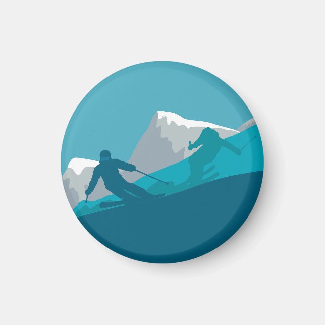 Alpine Skiing   Magnet (Front)