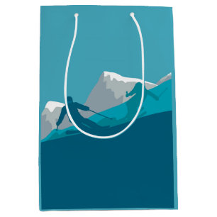 Alpine Skiing Medium Gift Bag