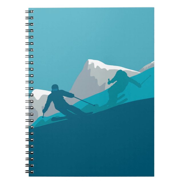  Alpine Skiing  Notebook (Front)
