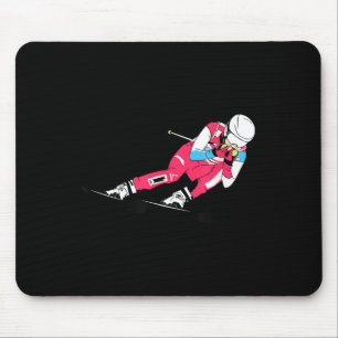 Alpine Skiing Ski Racing Skier Ski Downhill Mouse Pad