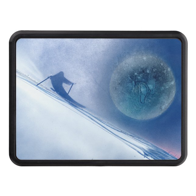 Alpine Skiing Trailer Hitch Cover (Front)