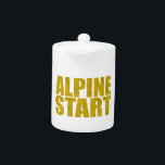 Alpine Start (Topo)<br><div class="desc">You know the drill, ya gotta get your butt outta bed and get on the mountain when even night critters are sleeping. It's how real climbers do business.</div>