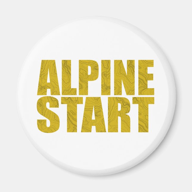 Alpine Start (Topo) Magnet (Front)