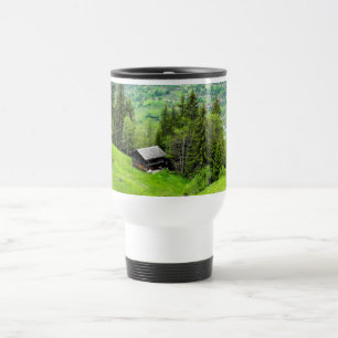 Alpine summer in Switzerland Travel Mug