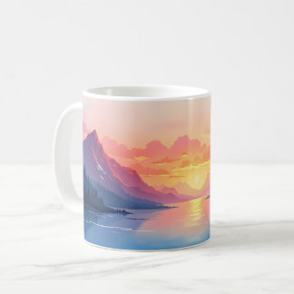 alpine twilight coffee mug