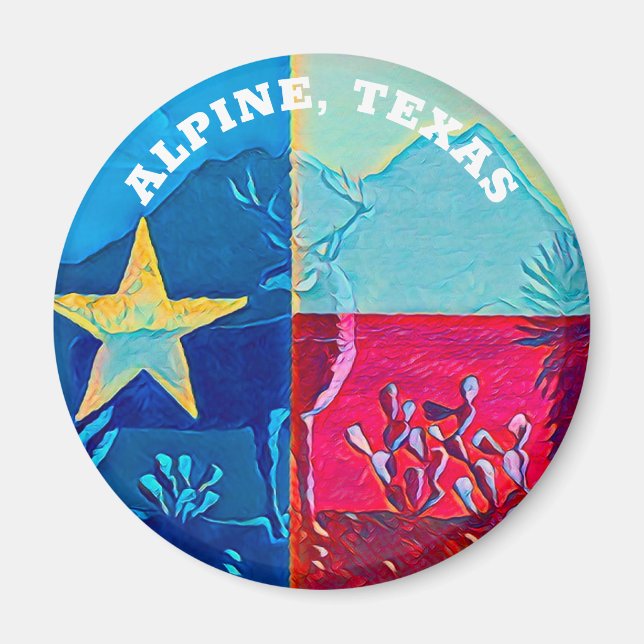 ALPINE, TX Magnet (Front)