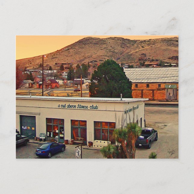 Alpine View From Holland Hotel, Alpine, TX Postcard (Front)