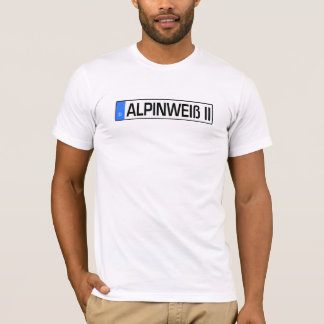 Alpine white II Euro plate T-Shirt