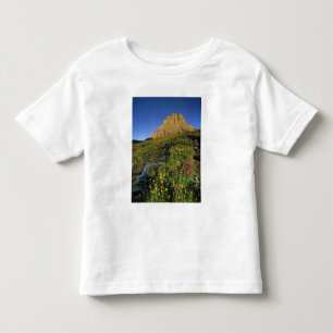 Alpine wildflowers & Mt Clements at Logan Pass Toddler T-shirt
