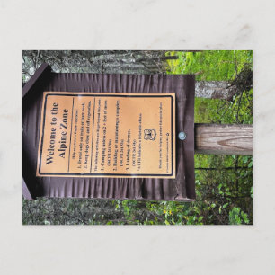 Alpine Zone - White Mountains National Forest Postcard