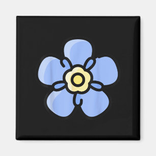 Alpinism Alpine Forget Me Not Skiing Mountain Flow Magnet