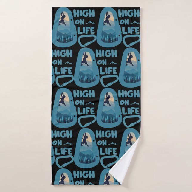 Alpinism Mountaineering Bath Towel (Bath Towel)