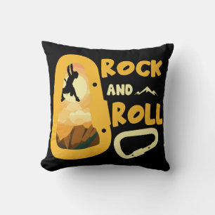 Alpinism Mountaineering High On Life Throw Pillow