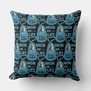 Alpinism Mountaineering Throw Pillow
