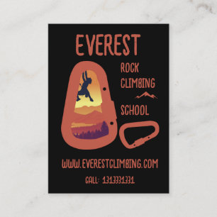 Alpinists Mountaineering Business Card