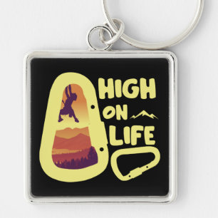 Alpinists Mountaineering  Keychain