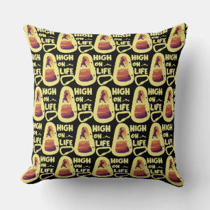 Alpinists Mountaineering Throw Pillow