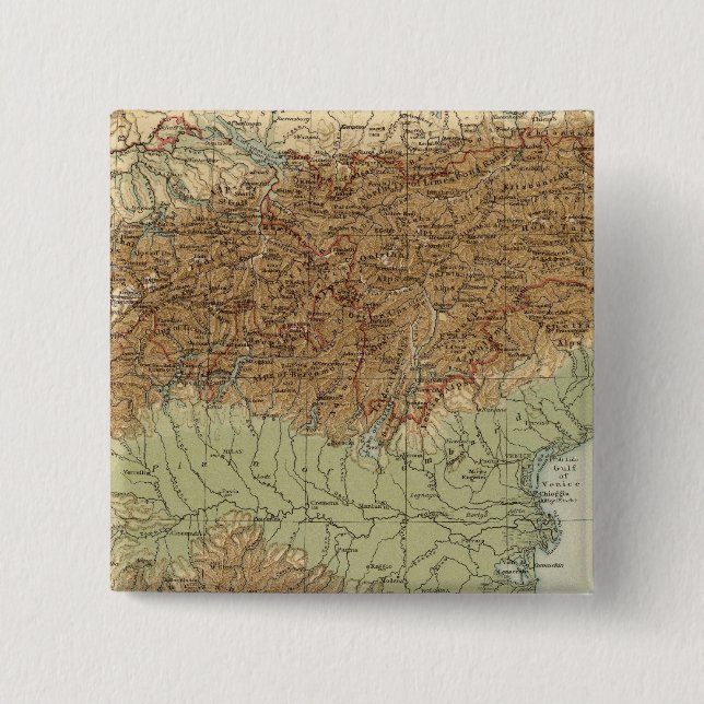 Alps 2 Inch Square Button (Front)