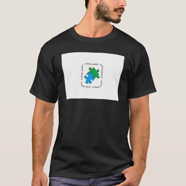 Alps Adriatic Working Community Flag T-Shirt (Front)