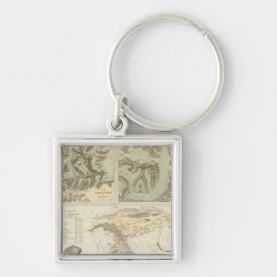 Alps glacier systems keychain