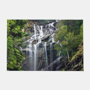 Alps Mountain Top Waterfall Doormat
