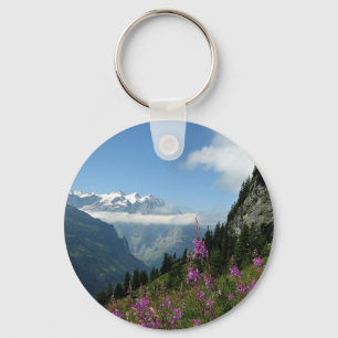 Alps, Mountains Keychain