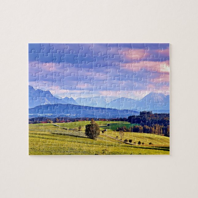 Alps Scenic Landscape Photo Travel Puzzle (Horizontal)