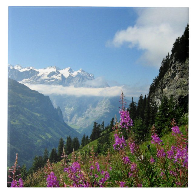 Alps - Switzerland Tile (Front)
