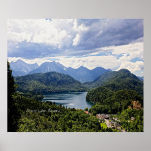 Alpsee Lake, Bavaria, Germany Poster