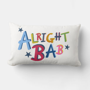 Alright Bab Black Country Words Cushion