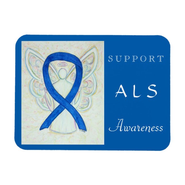 ALS Awareness Angel Custom Magnet (Horizontal)