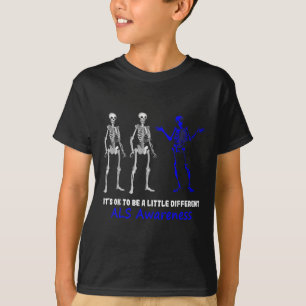 Als Awareness Its Ok To Be A Little Different Supp T-Shirt