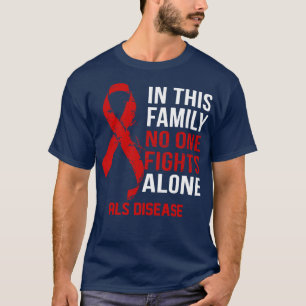 ALS Disease Awareness No One Fights Alone Hope For T-Shirt