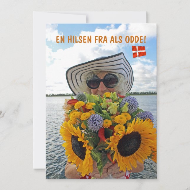 ALS ODDE, Denmark Greeting Card! Holiday Card (Front)