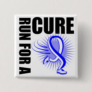 ALS Run For A Cure 2 Inch Square Button