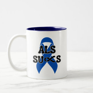 ALS Sucks   Two-Tone Coffee Mug